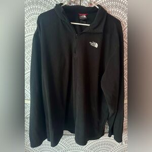 The North Face Black Fleece 1/4 zip Pullover EUC